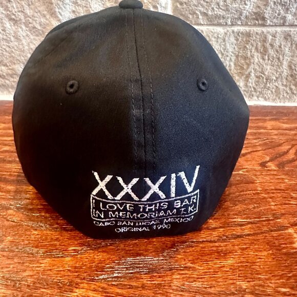 Rare NWT Cabo Wabo Black Hat I Love this Bar In Memory of Toby Keith - Picture 4 of 7